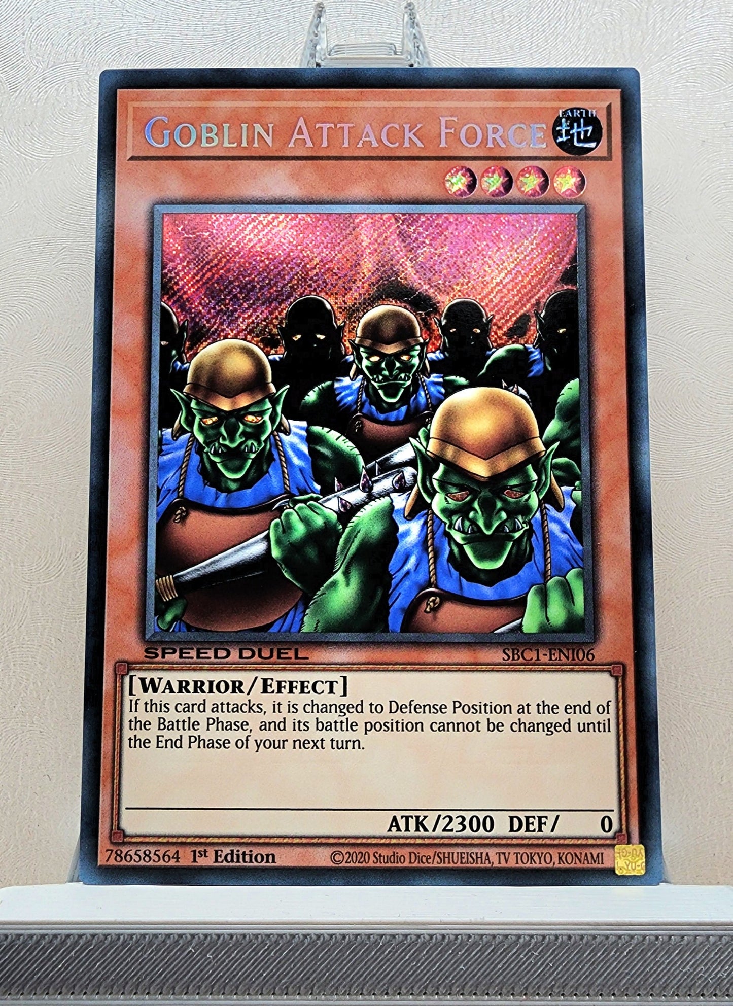 Yugioh! 1x Goblin Attack Force (SBC1 - Secret Rare) 1st Edition