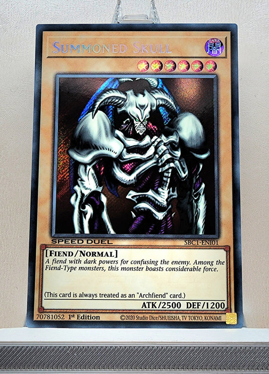 Yugioh! 1x Summoned Skull (SBC1 - Secret Rare) 1st Edition