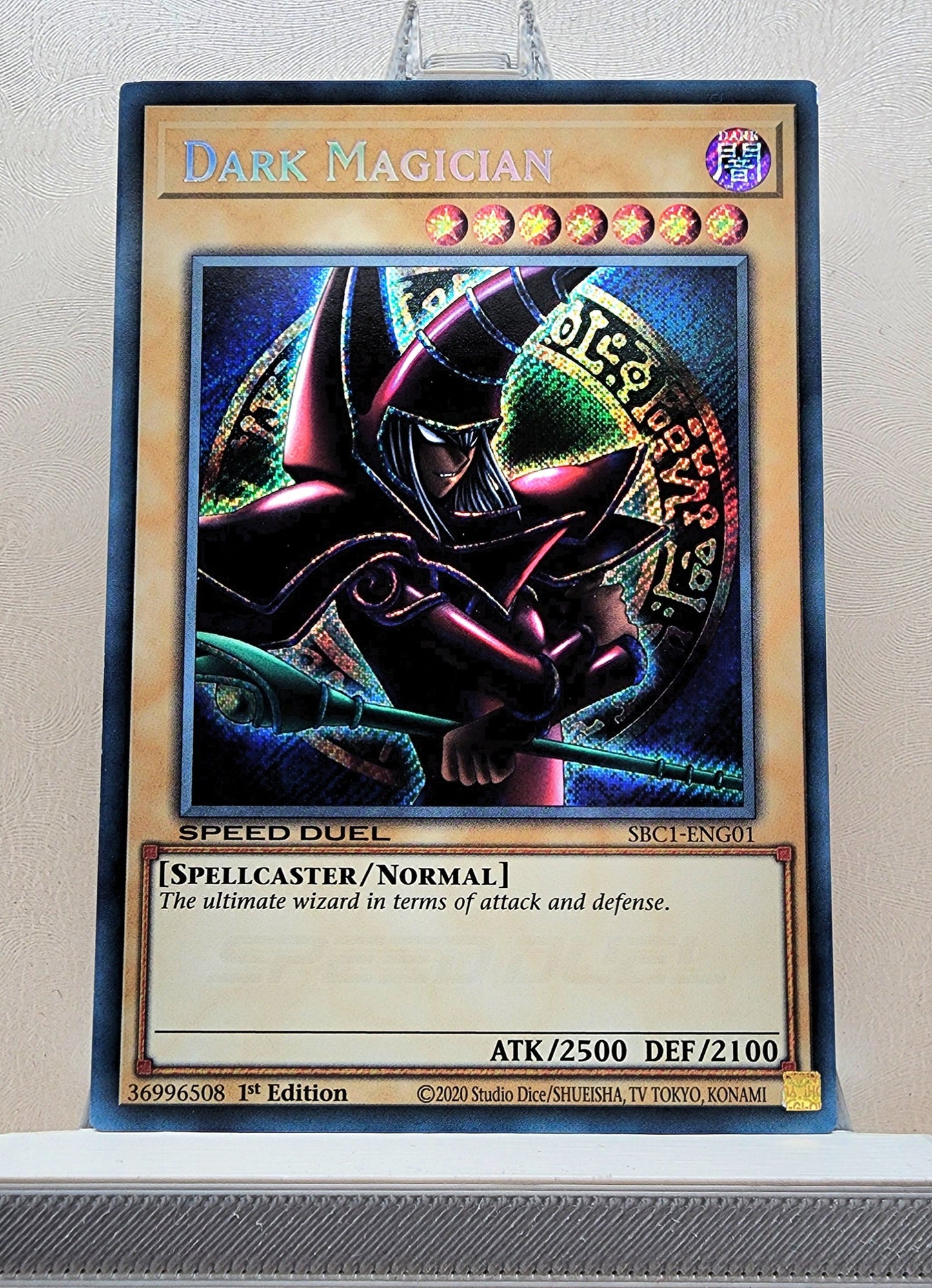 Yugioh! 1x Dark Magician Arkana (SBC1 - Secret Rare) 1st Edition