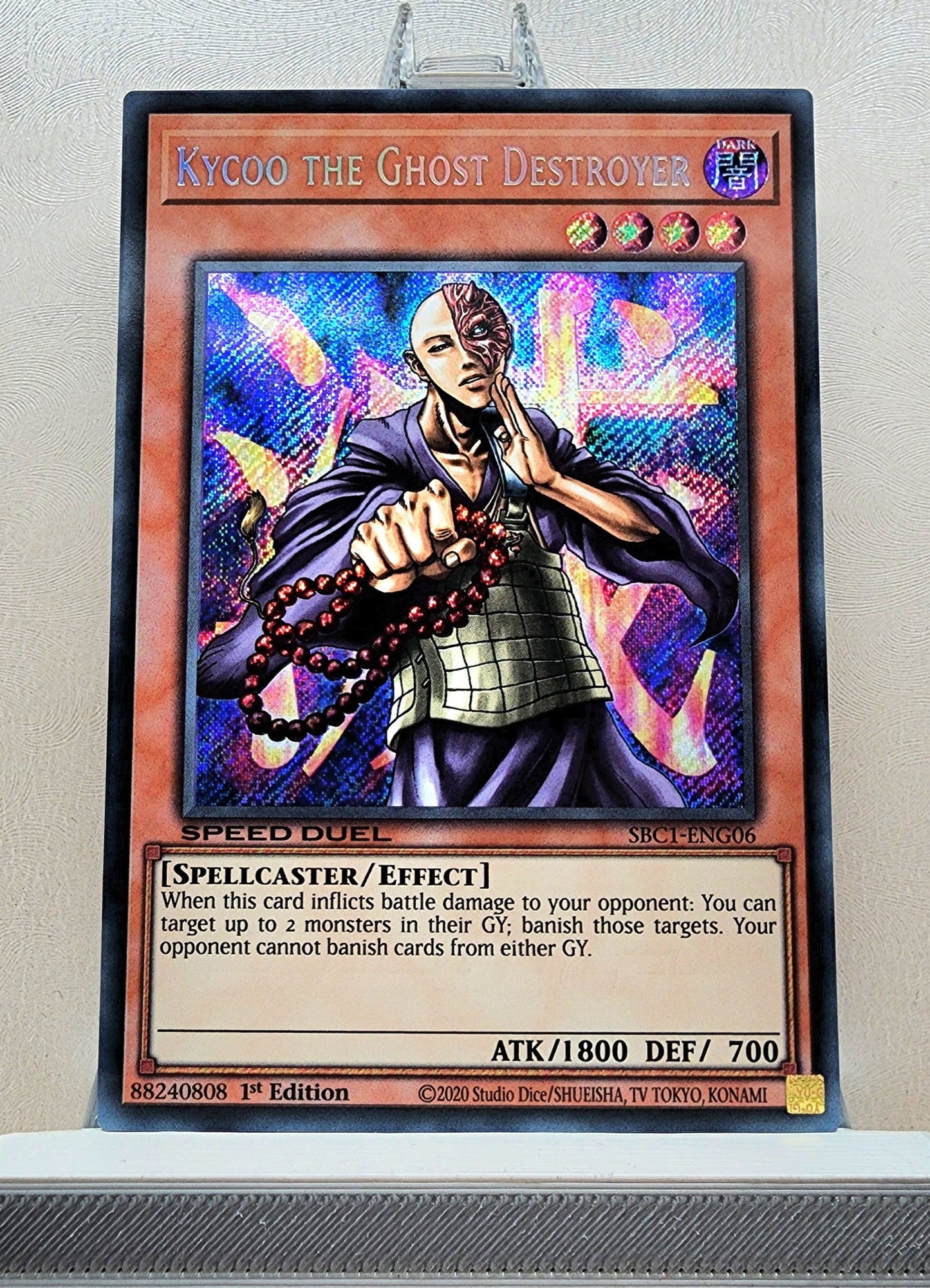 Yugioh! 1x Kycoo the Ghost Destroyer (SBC1 - Secret Rare) 1st Edition