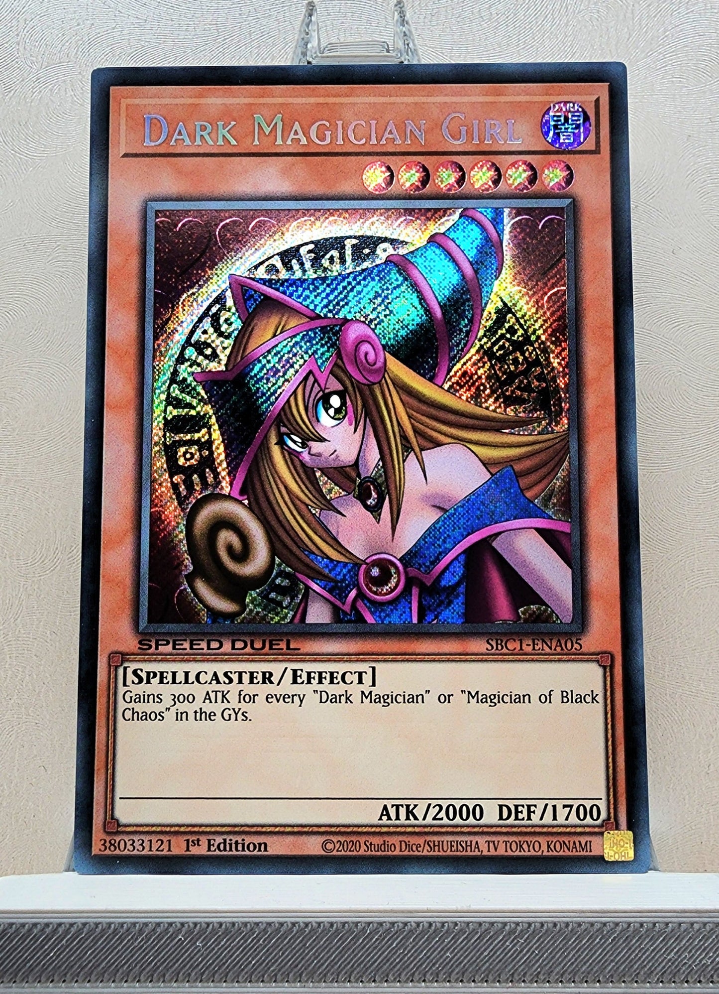 Yugioh! 1x Dark Magician Girl (SBC1 - Secret Rare) 1st Edition