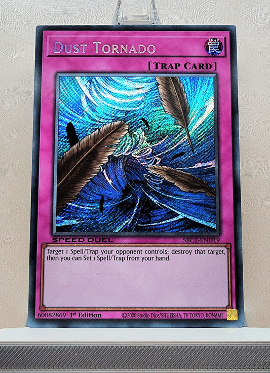 Yugioh! 1x Dust Tornado (SBC1 - Secret Rare) 1st Edition