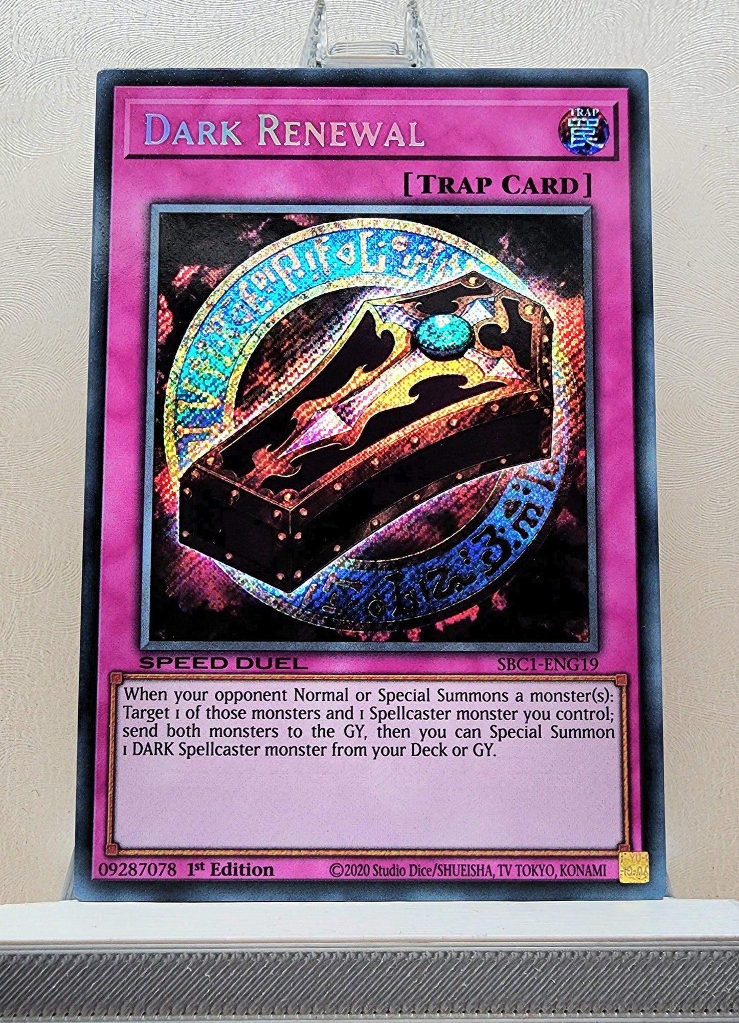 Yugioh! 1x Dark Renewal (SBC1 - Secret Rare) 1st Edition