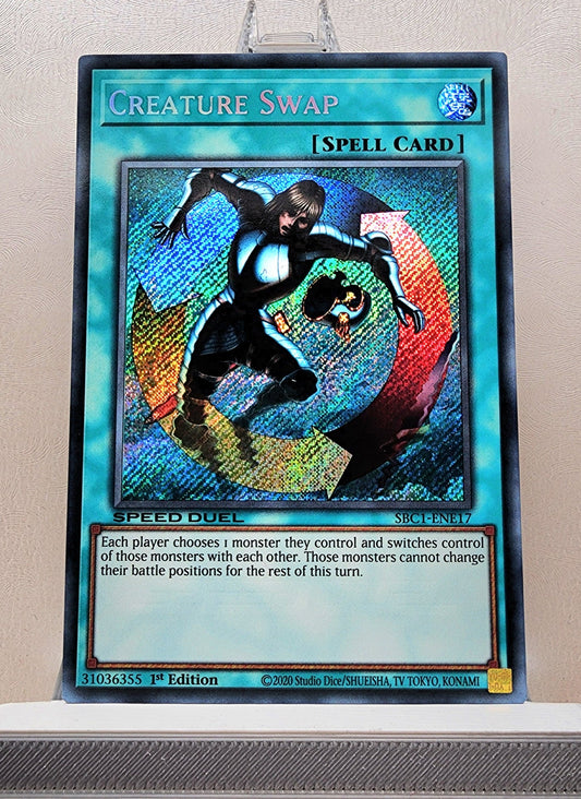 Yugioh! 1x Creature Swap (SBC1 - Secret Rare) 1st Edition