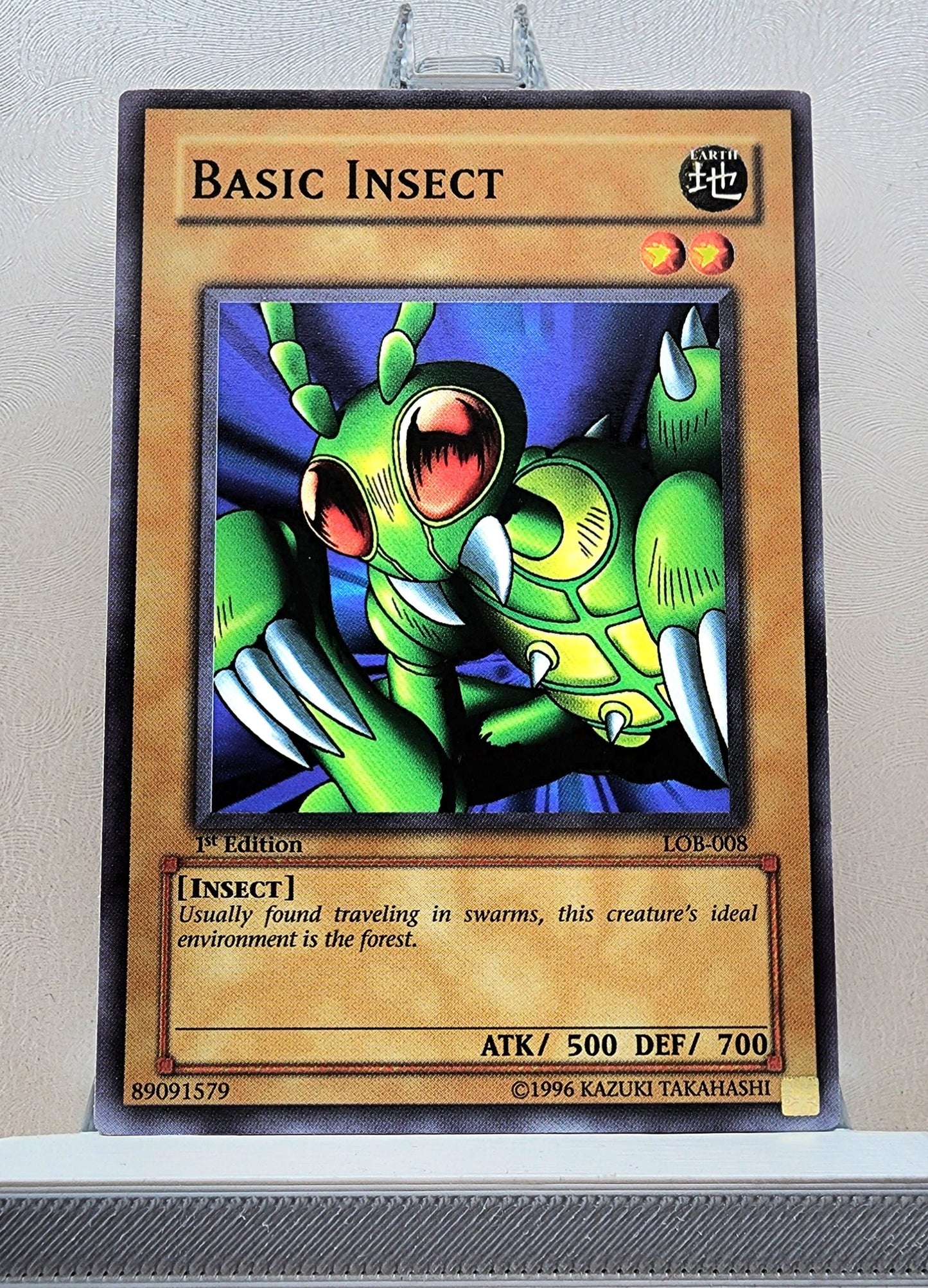 Yugioh! 1x Basic Insect (LOB - Common) 1st Edition