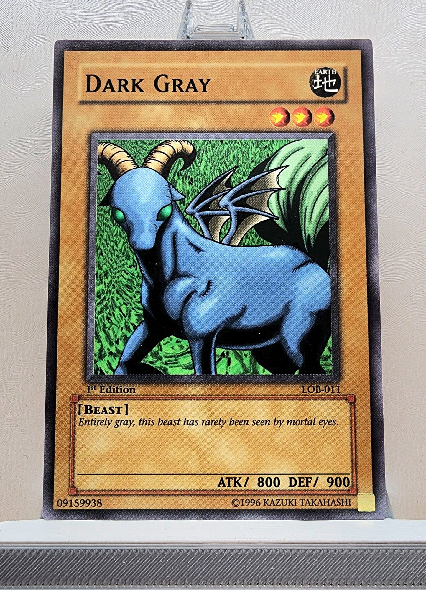 Yugioh! 1x Dark Gray (LOB - Common) 1st Edition