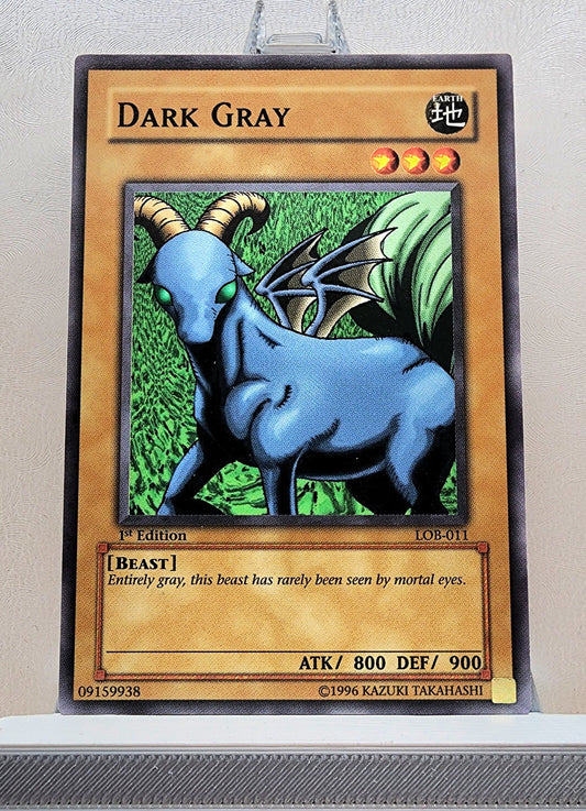 Yugioh! 1x Dark Gray (LOB - Common) 1st Edition