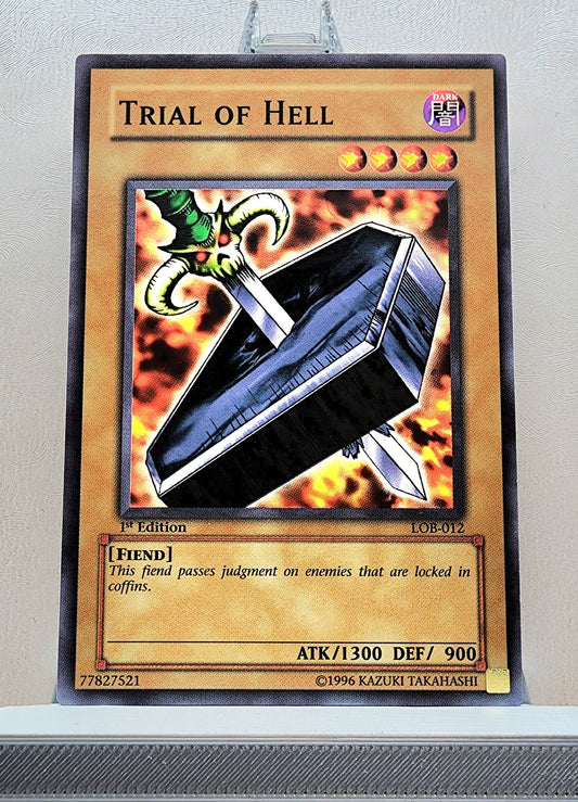 Yugioh! 1x Trial of Hell (LOB - Common) 1st Edition