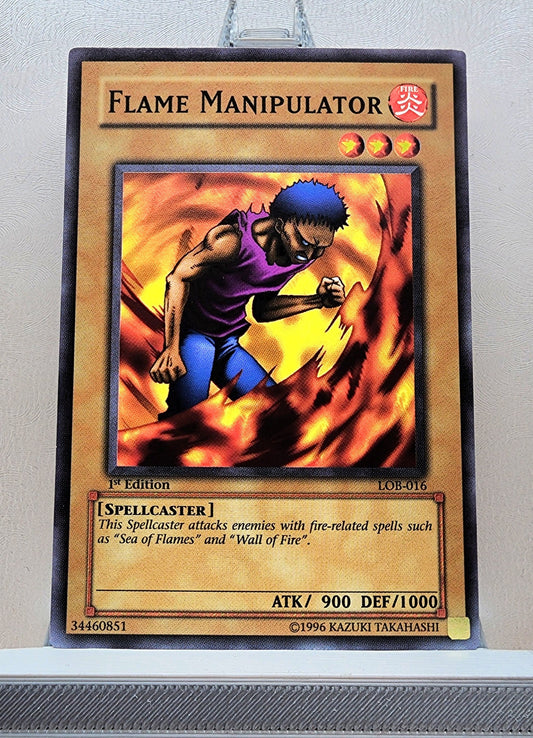 Yugioh! 1x Flame Manipulator (LOB - Common) 1st Edition