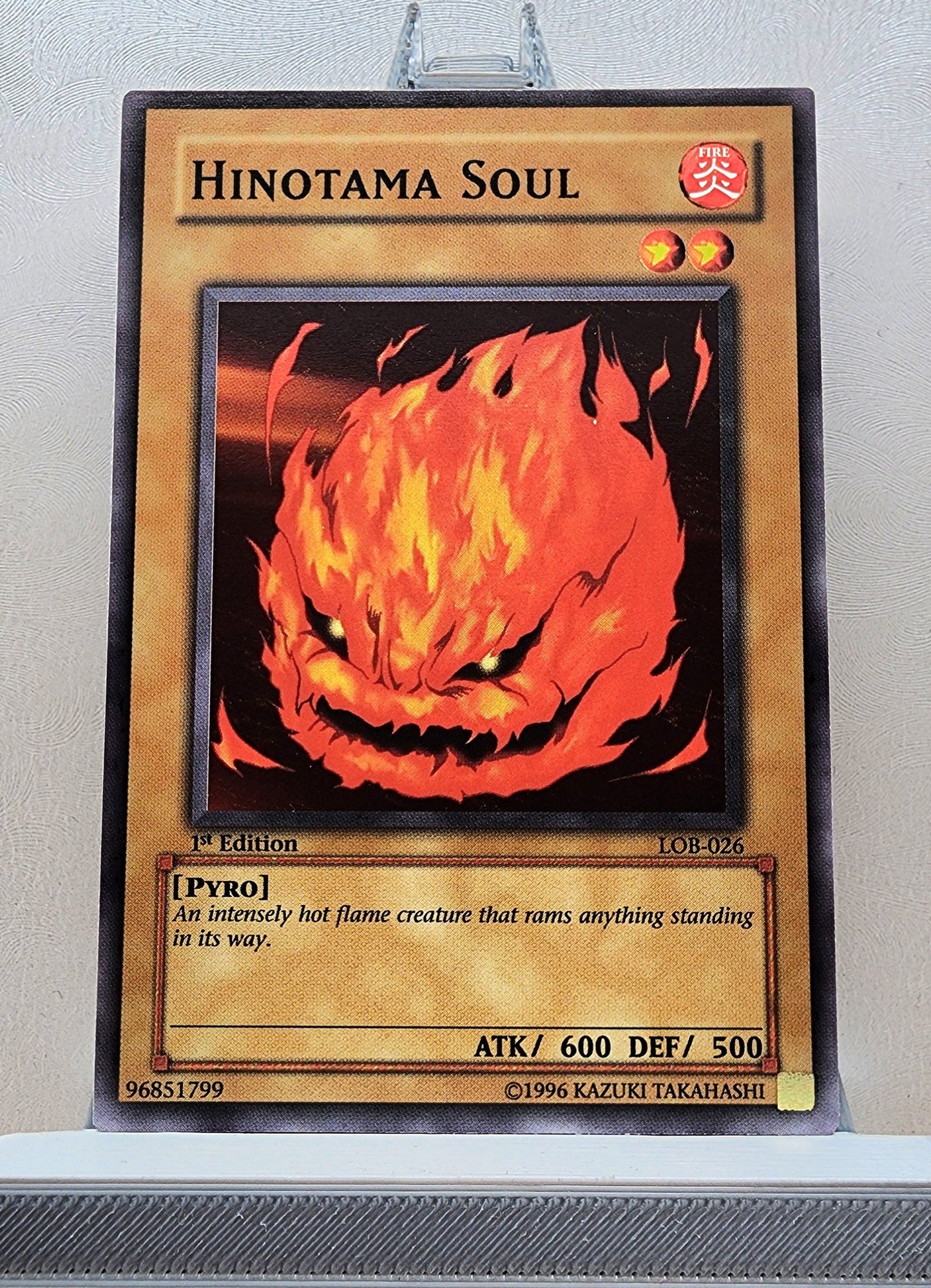 Yugioh! 1x Hinotama Soul (LOB - Common) 1st Edition