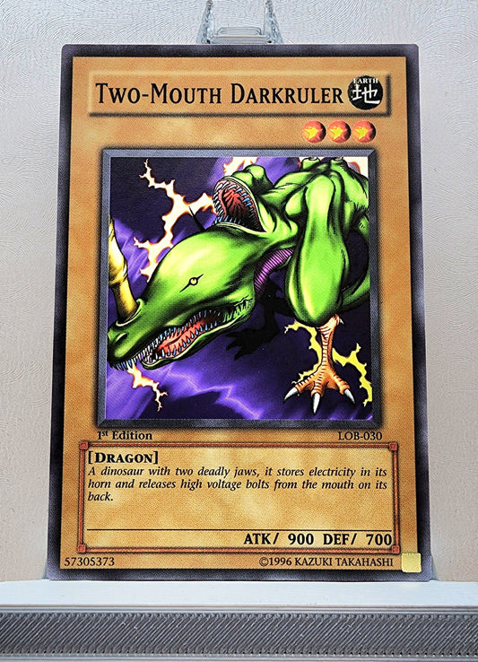 Yugioh! 1x Two-Mouth Darkruler (LOB - Common) 1st Edition