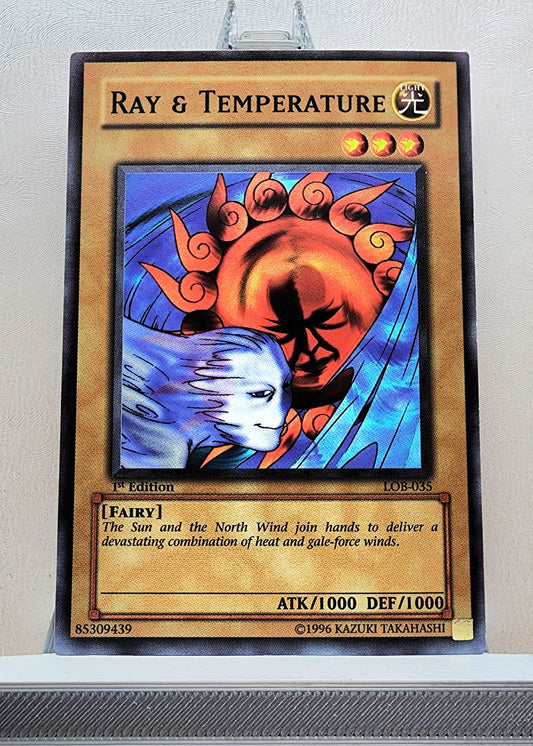 Yugioh! 1x Ray & Temperature (LOB - Common) 1st Edition