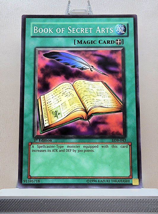 Yugioh! 1x Book of Secret Arts (LOB - Common) 1st Edition