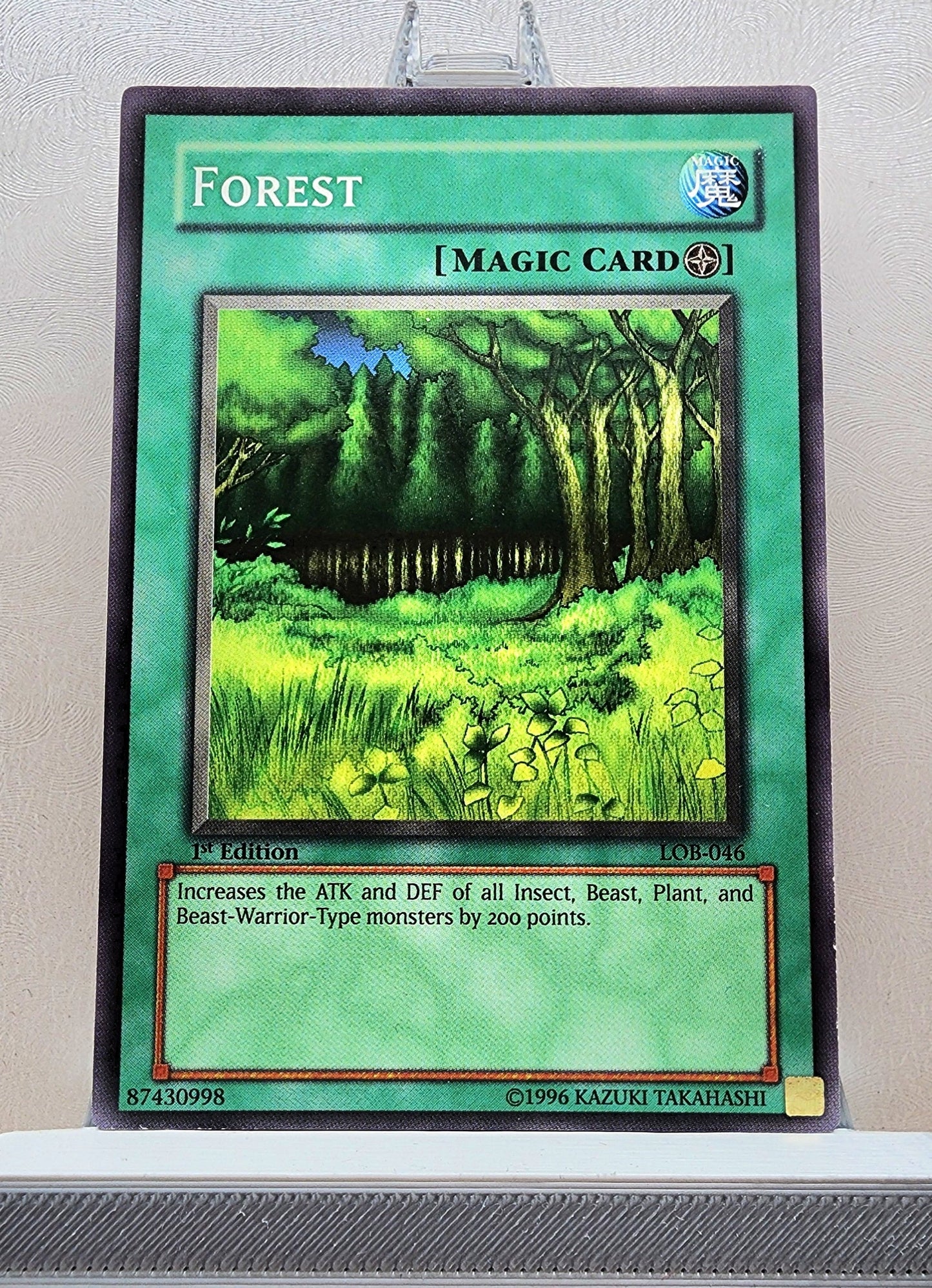 Yugioh! 1x Forest (LOB - Common) 1st Edition