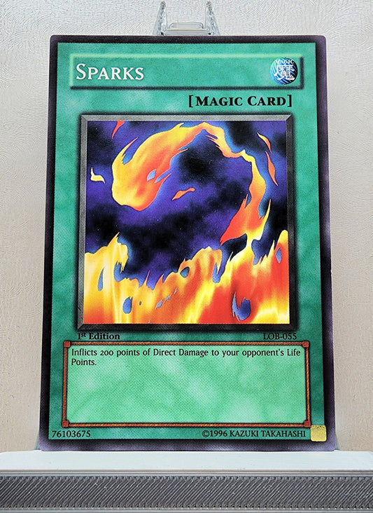 Yugioh! 1x Sparks (LOB - Common) 1st Edition