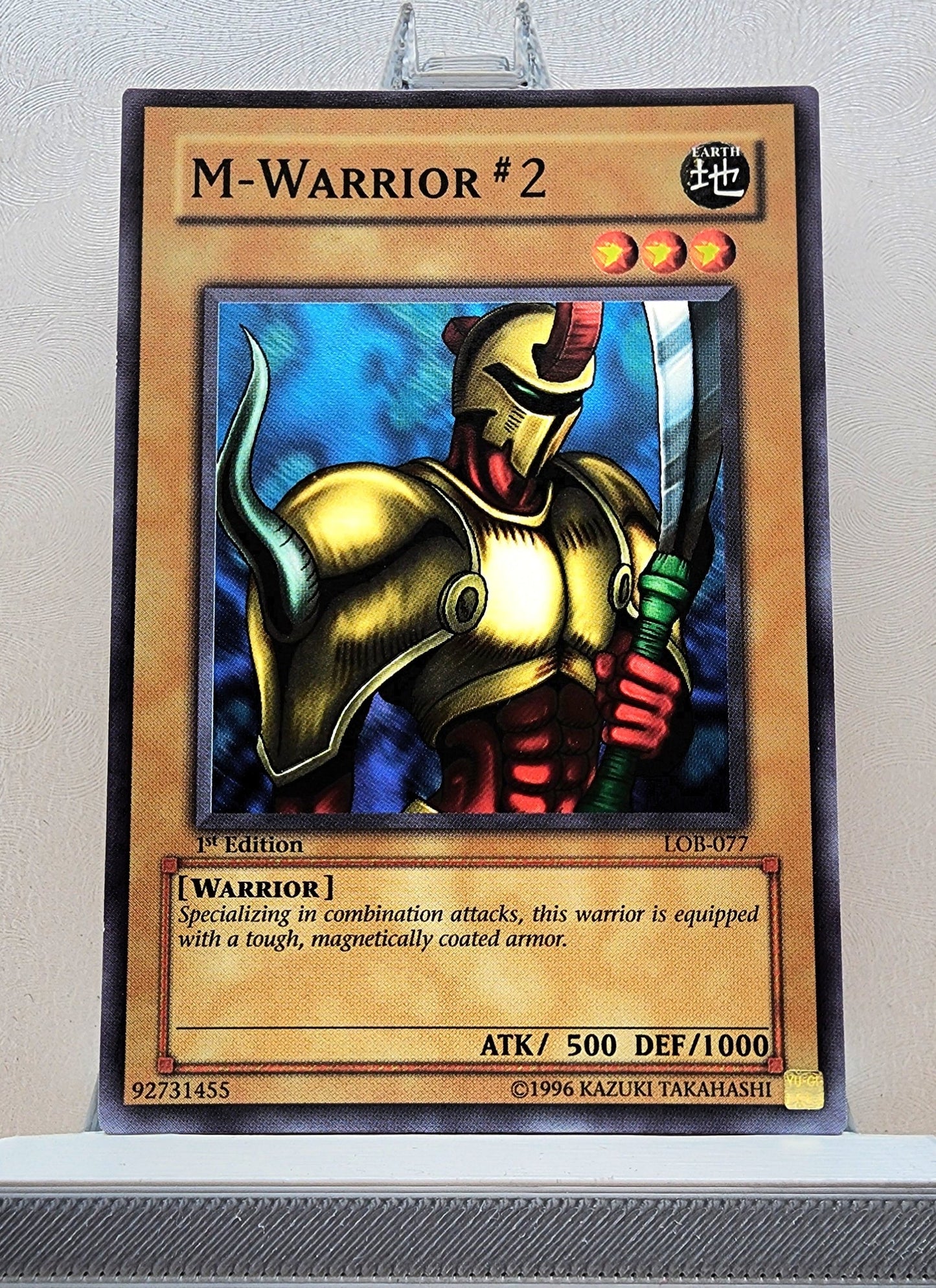 Yugioh! 1x M-Warrior #2 (LOB - Common) 1st Edition