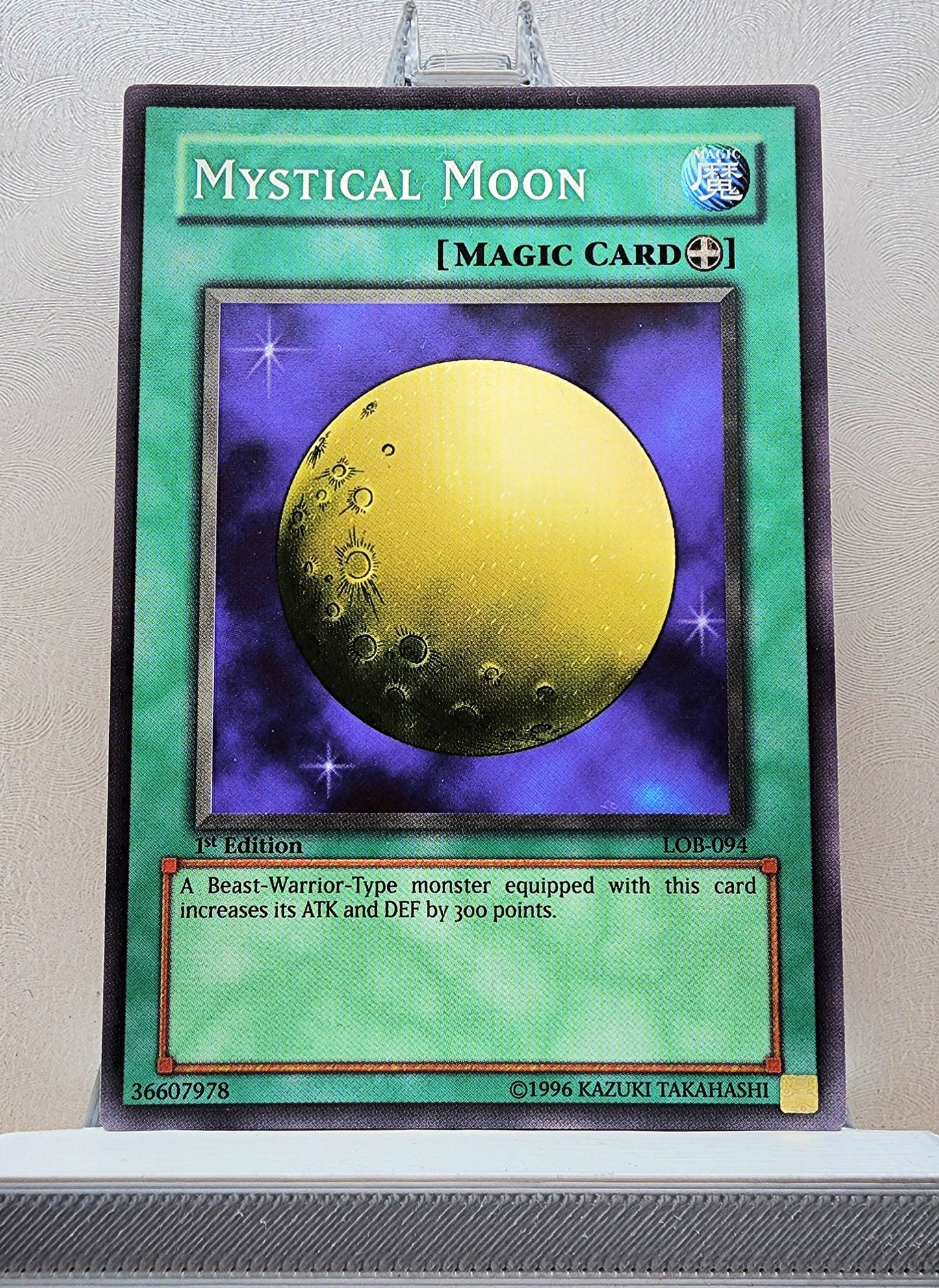 Yugioh! 1x Mystical Moon (LOB - Common) 1st Edition