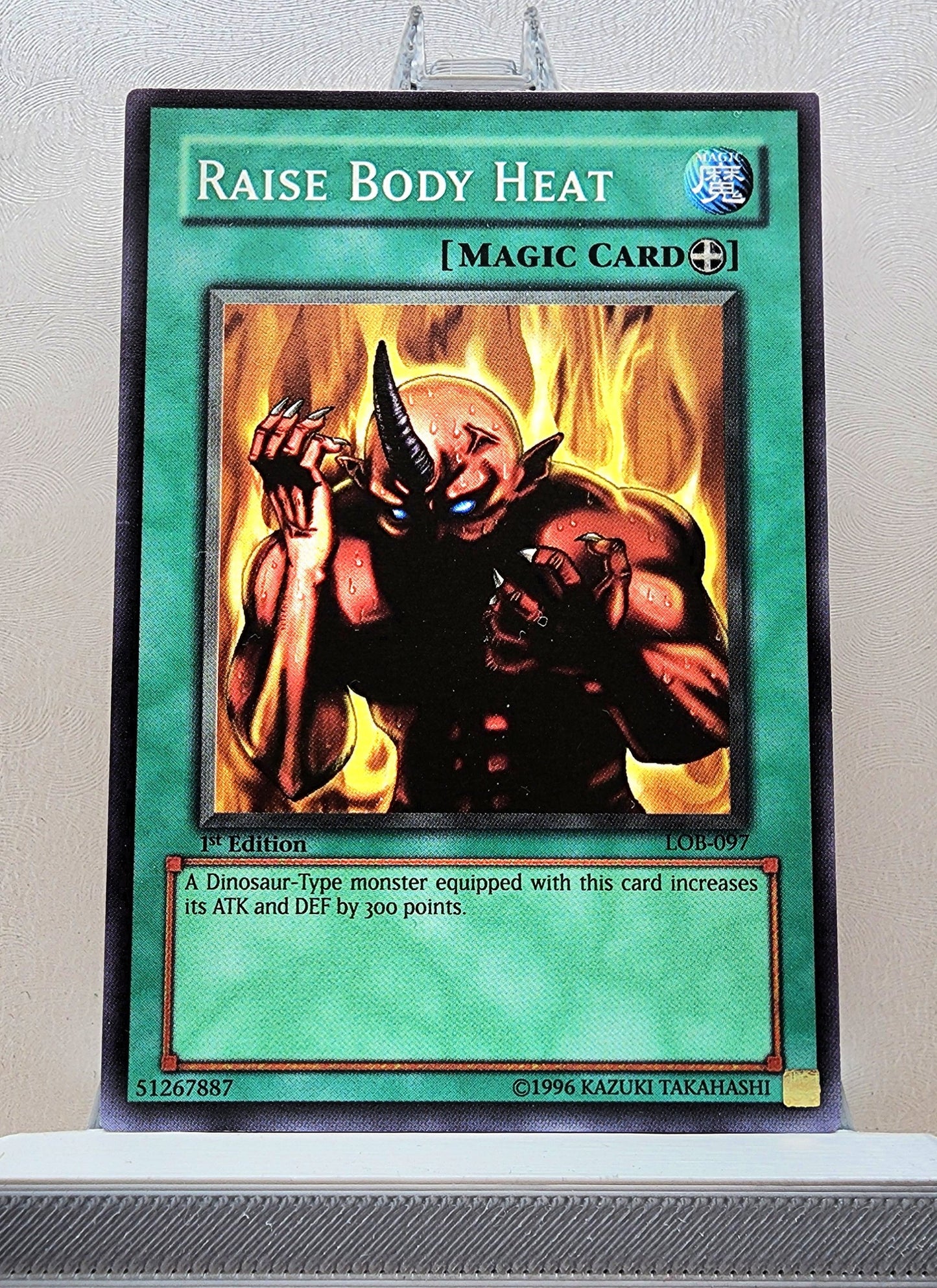 Yugioh! 1x Raise Body Heat (LOB - Common) 1st Edition