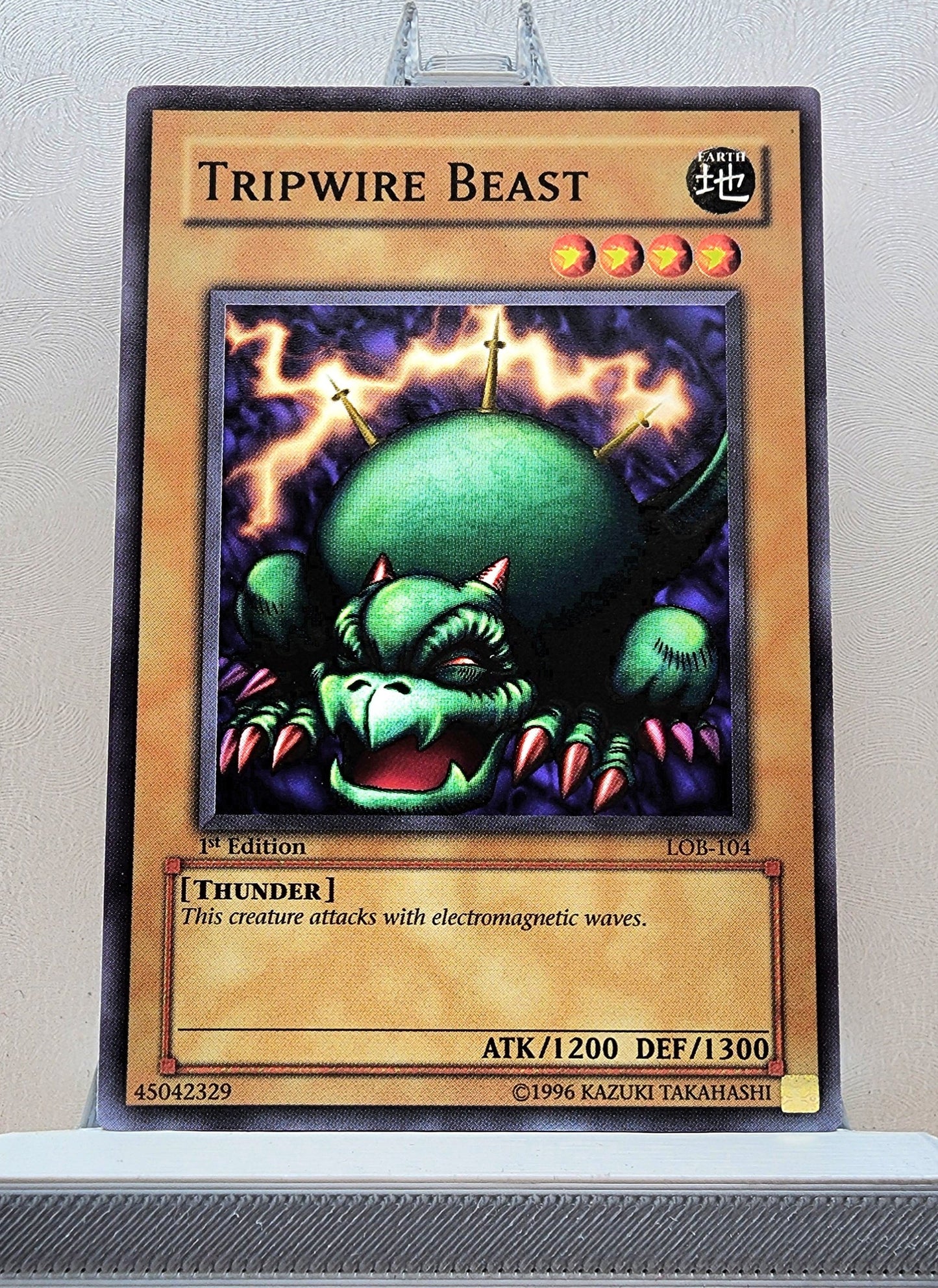 Yugioh! 1x Tripwire Beast (LOB - Common) 1st Edition