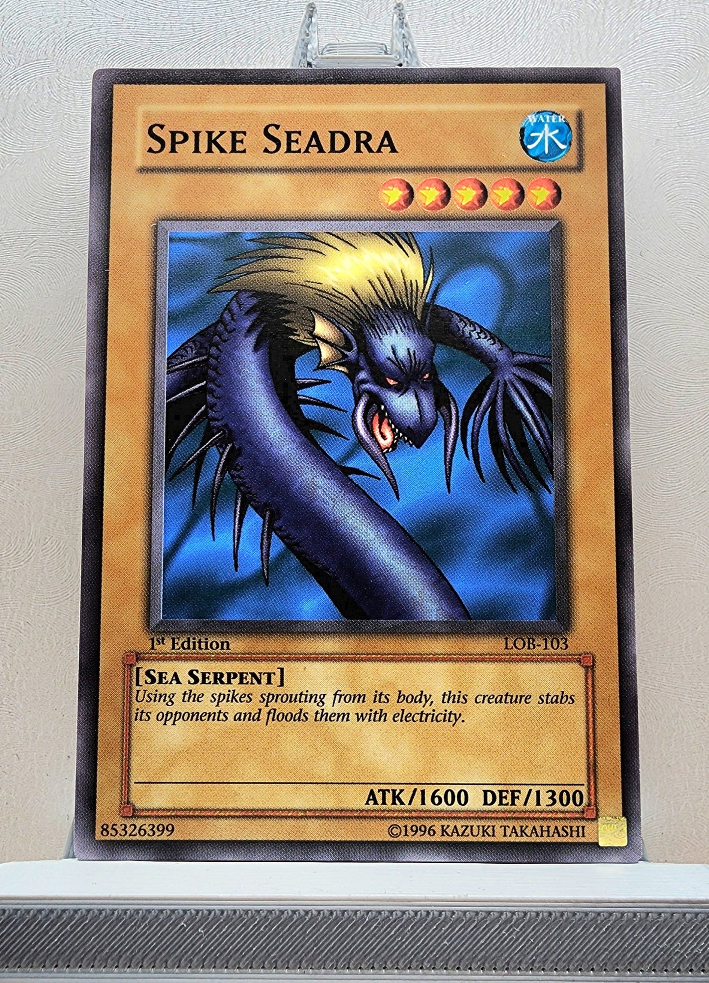 Yugioh! 1x Spike Seadra (LOB - Common) 1st Edition