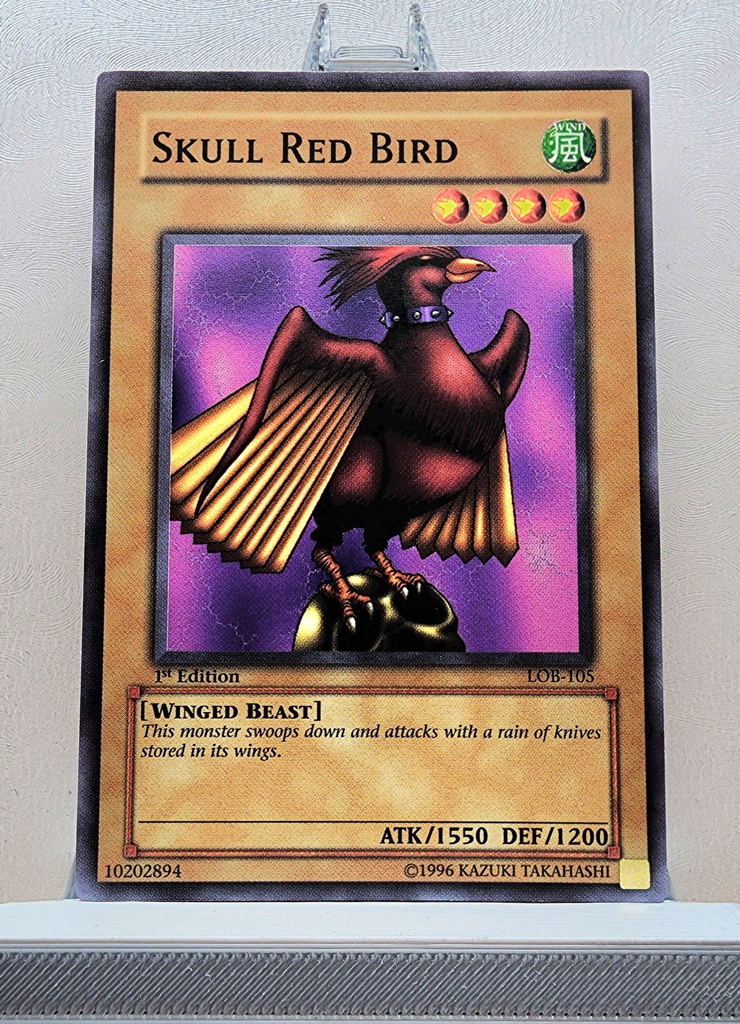 Yugioh! 1x Skull Red Bird (LOB - Common) 1st Edition