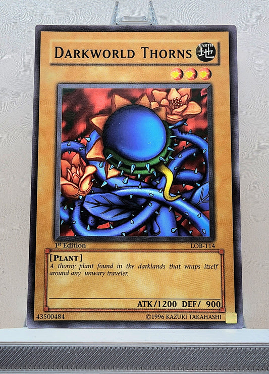 Yugioh! 1x Darkworld Thorns (LOB - Common) 1st Edition