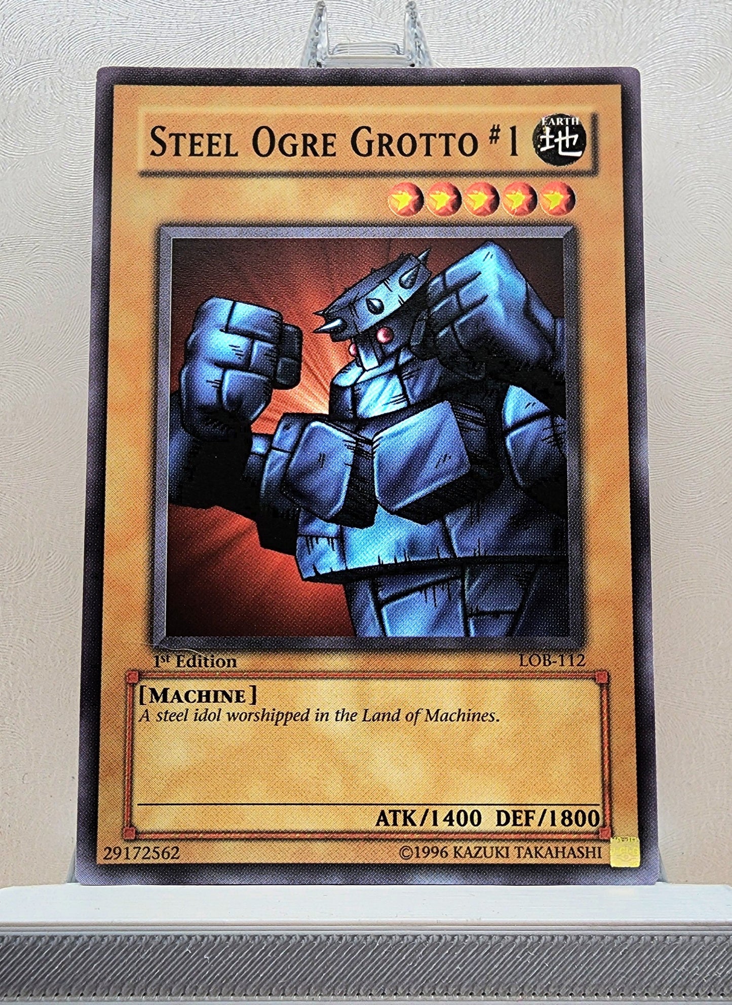 Yugioh! 1x Steel Ogre Grotto #1 (LOB - Common) 1st Edition