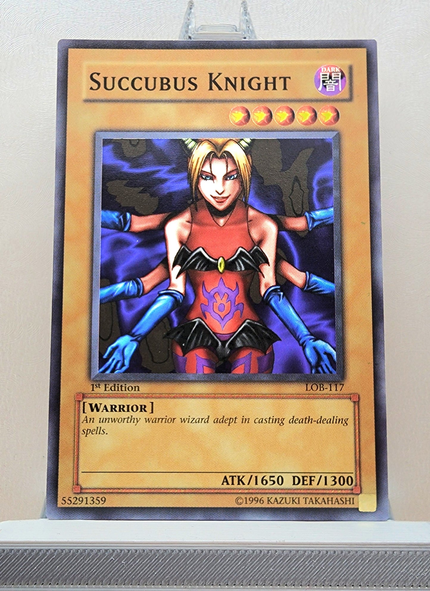 Yugioh! 1x Succubus Knight (LOB - Common) 1st Edition