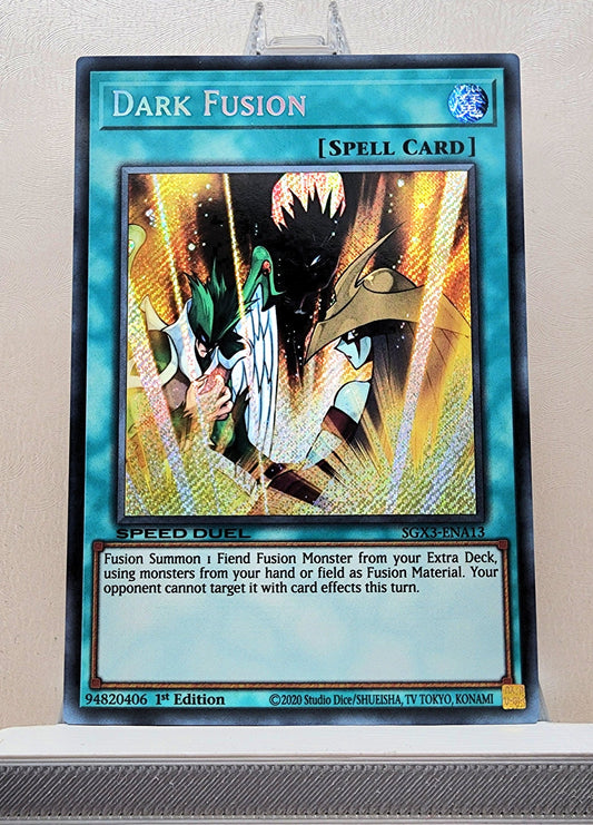 Yugioh! 1x Dark Fusion (SGX3 - Secret Rare) 1st Edition