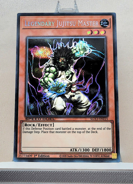 Yugioh! 1x Legendary Jujitsu Master (SGX3 - Secret Rare) 1st Edition