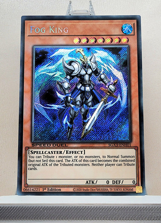 Yugioh! 1x Fog King (SGX3 - Secret Rare) 1st Edition