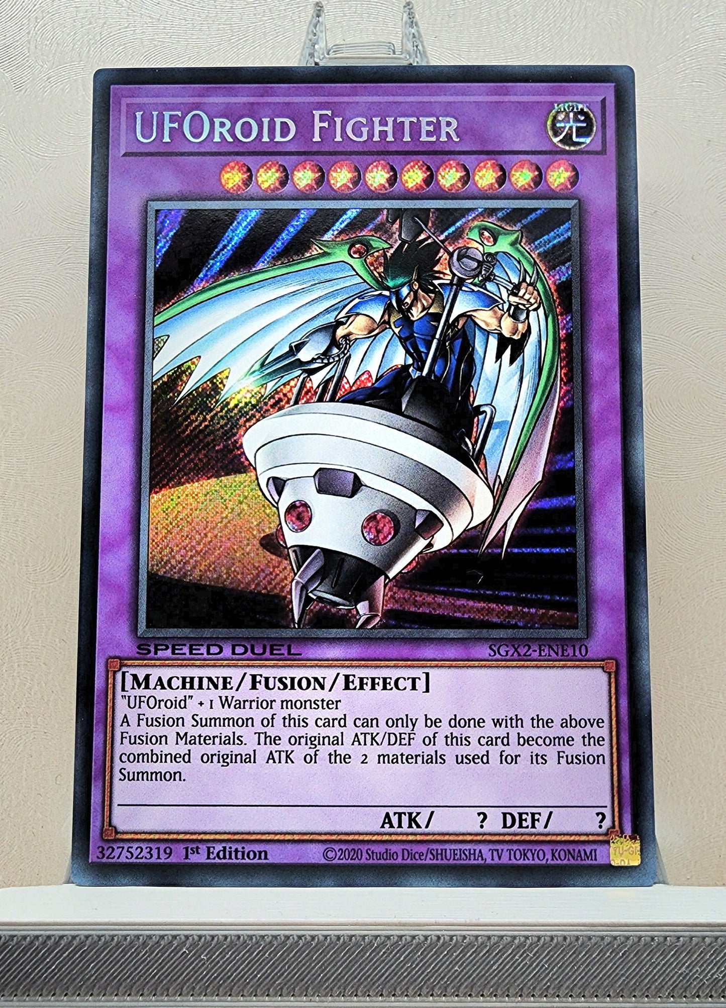 Yugioh! 1x Uforoid Fighter (SGX2 - Secret Rare) 1st Edition