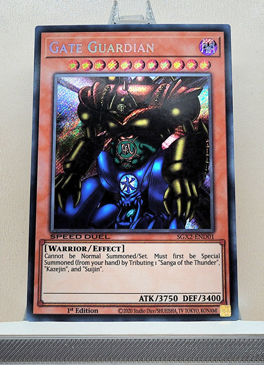 Yugioh! 1x Gate Guardian (SGX2 - Secret Rare) 1st Edition