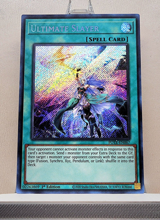 Yugioh! 1x Ultimate Slayer (POTE - Secret Rare) 1st Edition