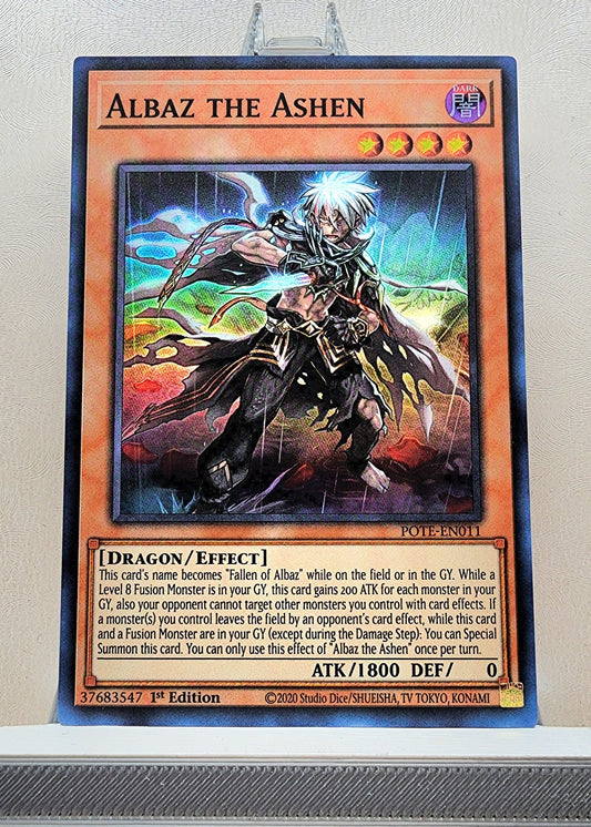 Yugioh! 1x Albaz the Ashen (POTE - Super Rare) 1st Edition