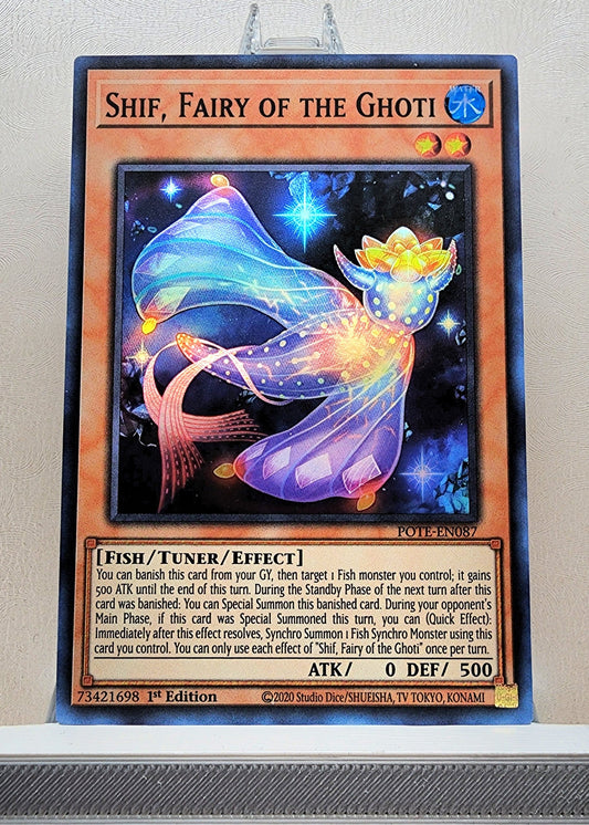 Yugioh! 1x Shif, Fairy of the Ghoti (POTE - Super Rare) 1st Edition