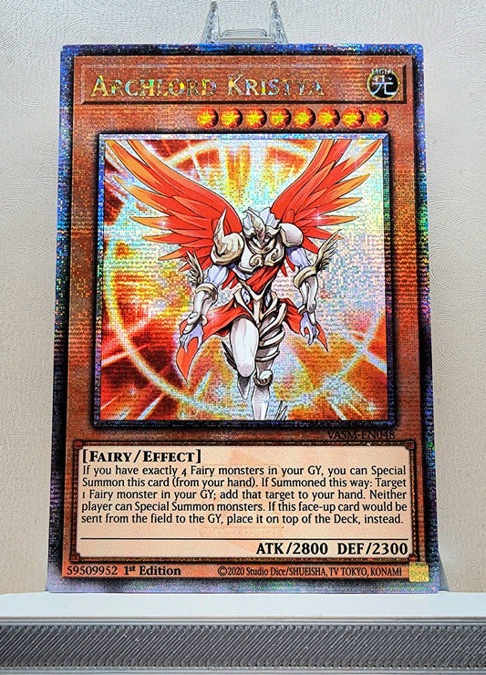 Yugioh! 1x Archlord Kristya (VASM - Quarter Century Secret Rare) 1st Edition