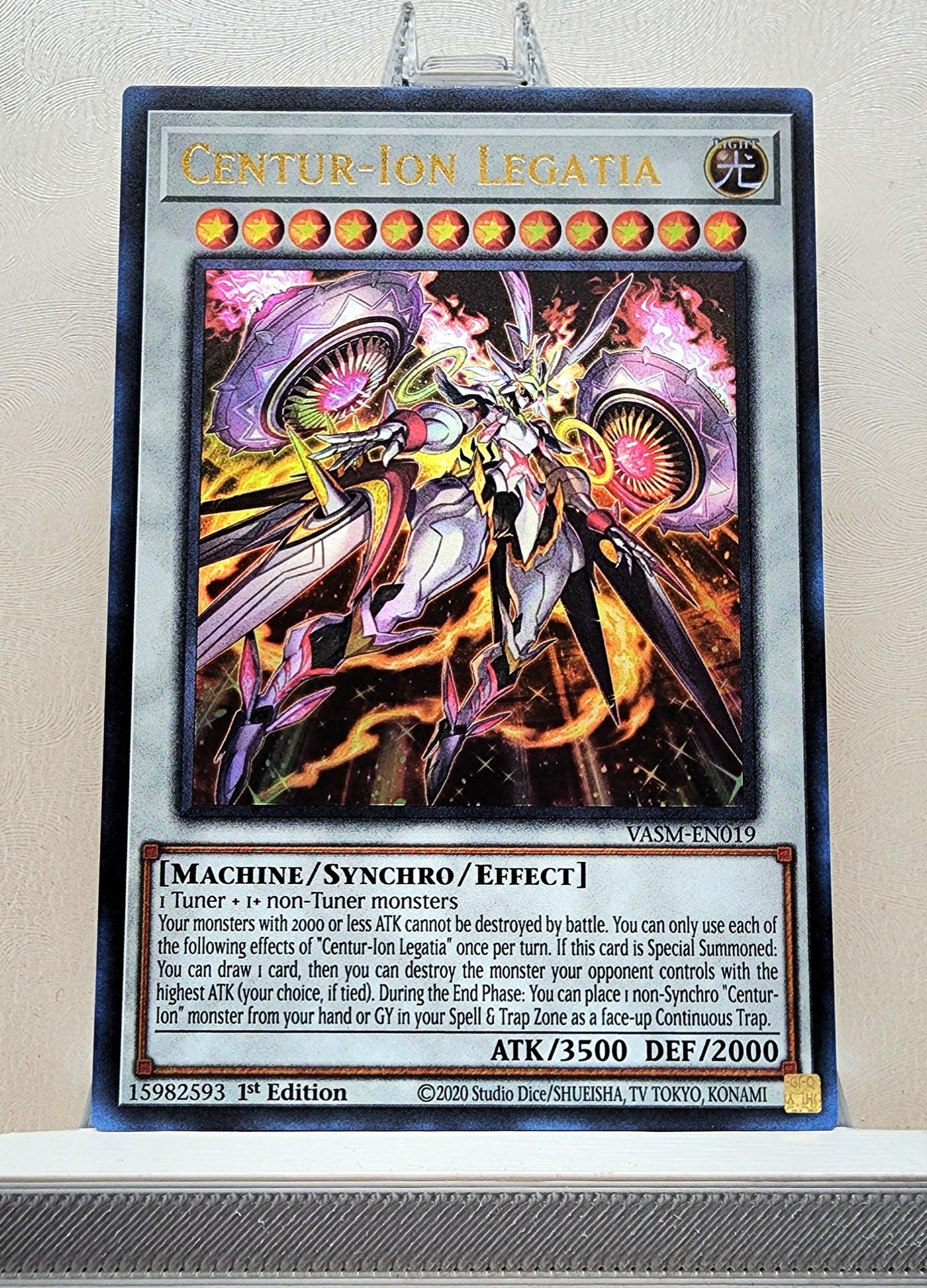 Yugioh! 1x Centur-Ion Legatia (VASM - Ultra Rare) 1st Edition