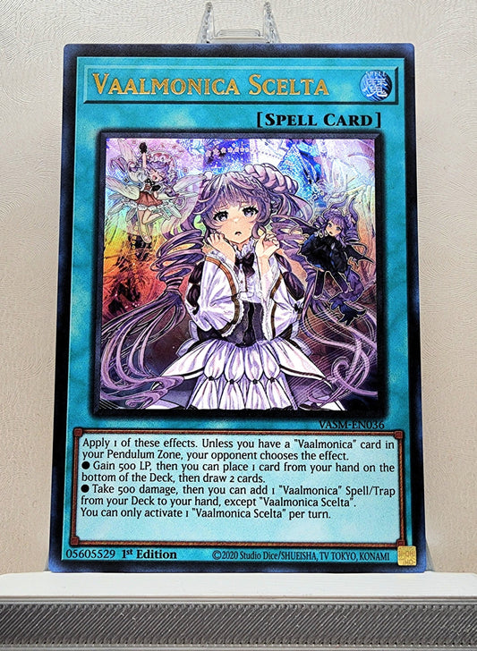 Yugioh! 1x Vaalmonica Scelta (VASM - Ultra Rare) 1st Edition