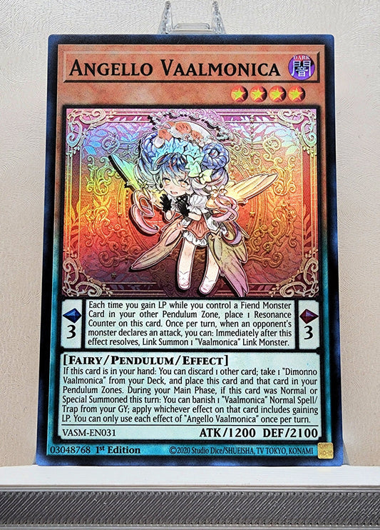 Yugioh! 1x Angello Vaalmonica (VASM - Super Rare) 1st Edition