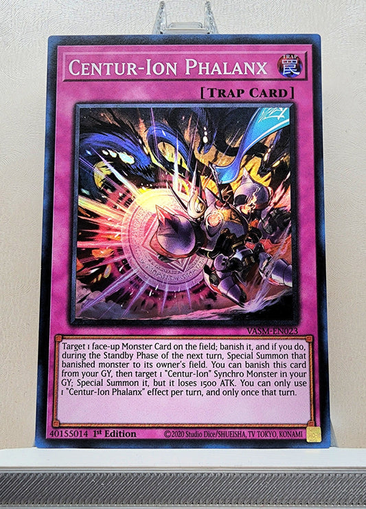 Yugioh! 1x Centur-Ion Phalanx (VASM - Super Rare) 1st Edition