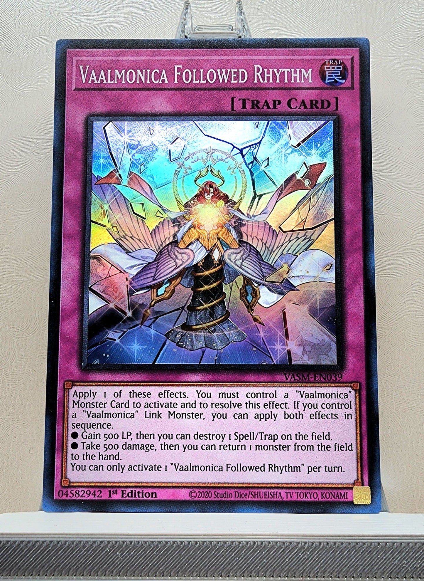 Yugioh! 1x Vaalmonica Followed Rhythm (VASM - Super Rare) 1st Edition