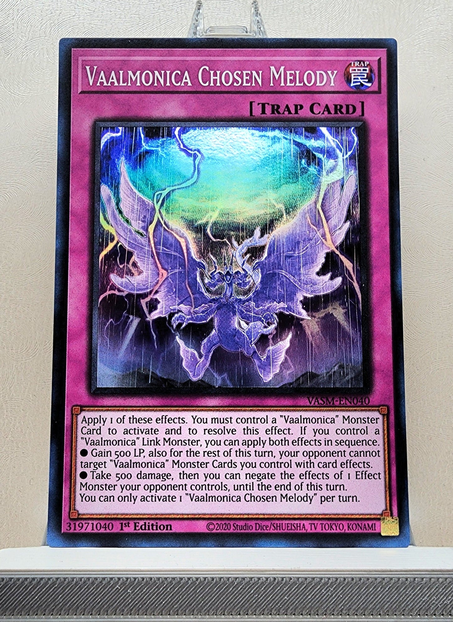 Yugioh! 1x Vaalmonica Chosen Melody (VASM - Super Rare) 1st Edition