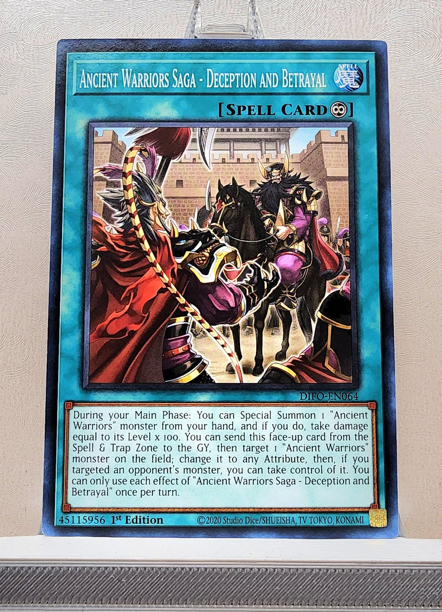 Yugioh! Dimension Force Singles (DIFO - Common) 1st Edition