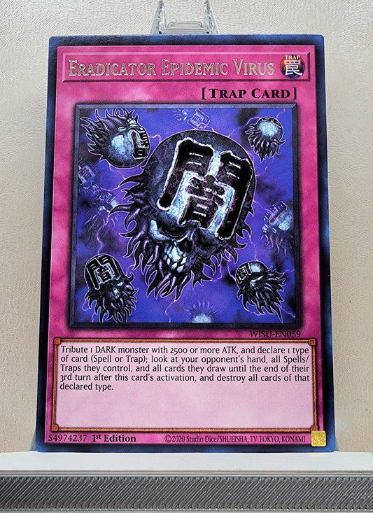 Yugioh! 1x Eradicator Epidemic Virus (WISU - Rare) 1st Edition