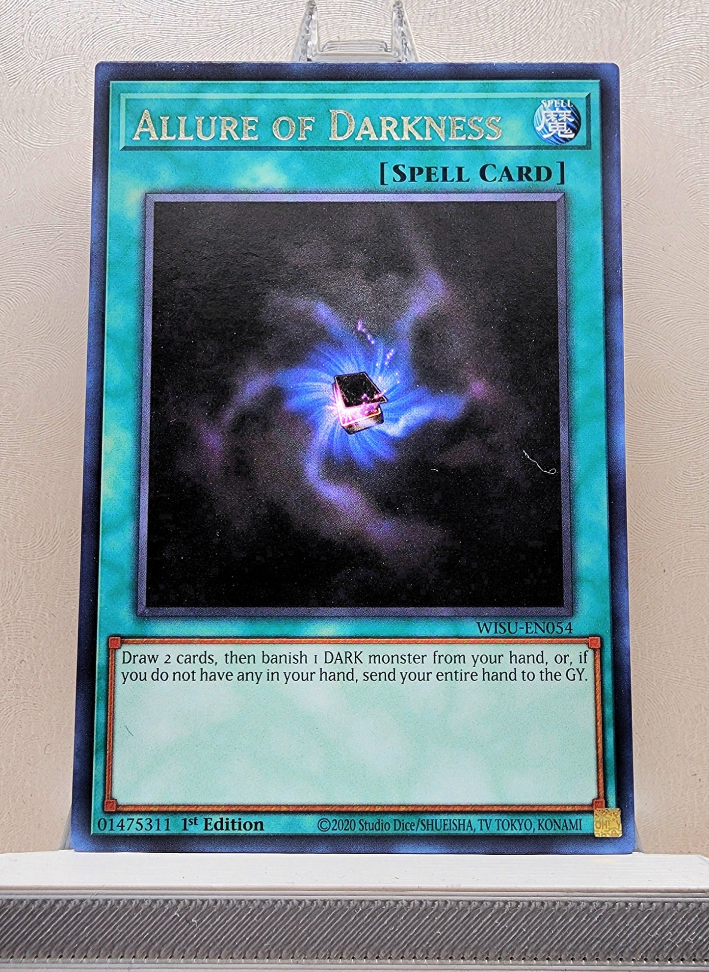 Yugioh! 1x Allure of Darkness (WISU - Rare) 1st Edition