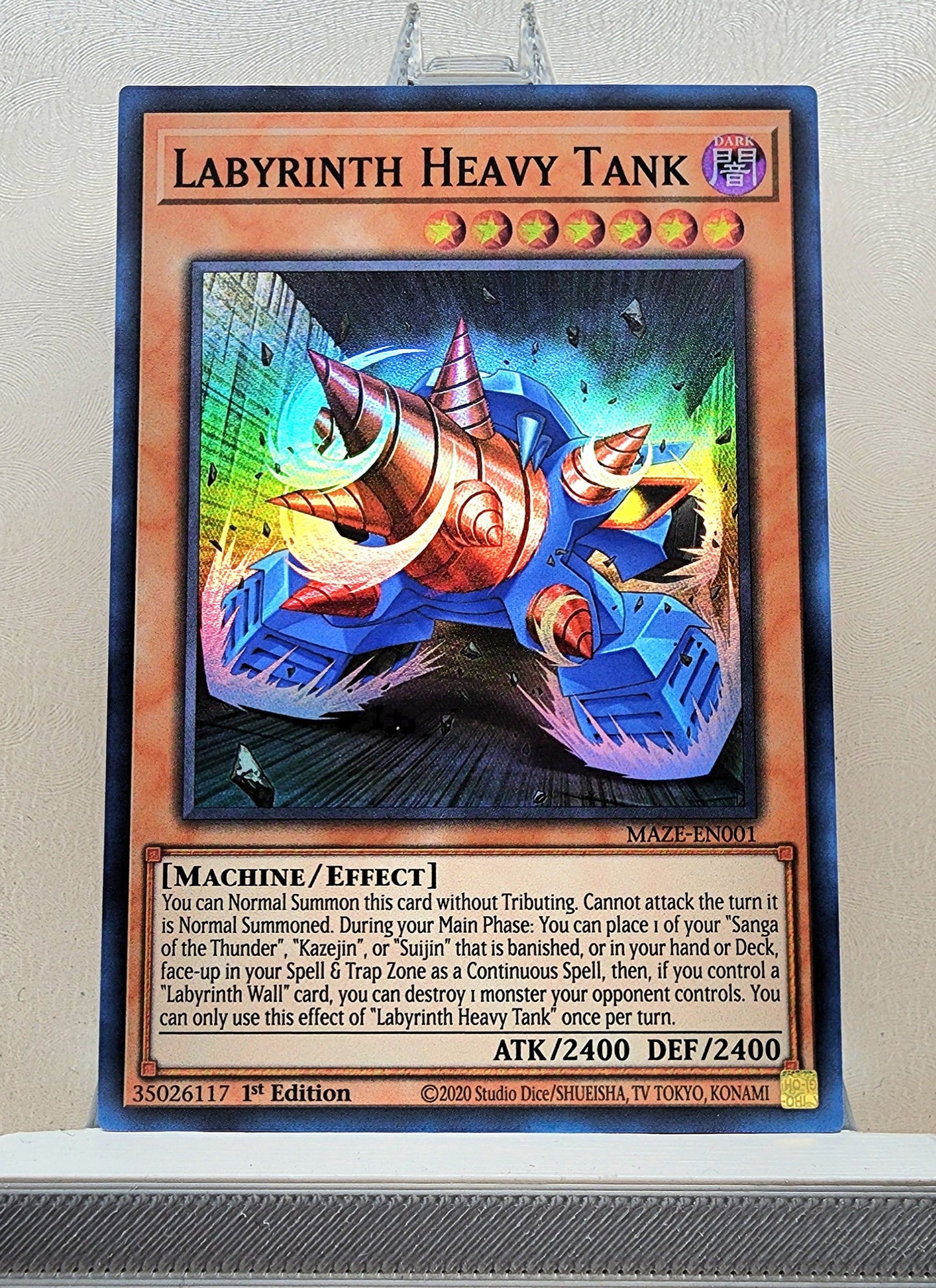 Yugioh! 1x Labyrinth Heavy Tank (MAZE - Super Rare) 1st Edition