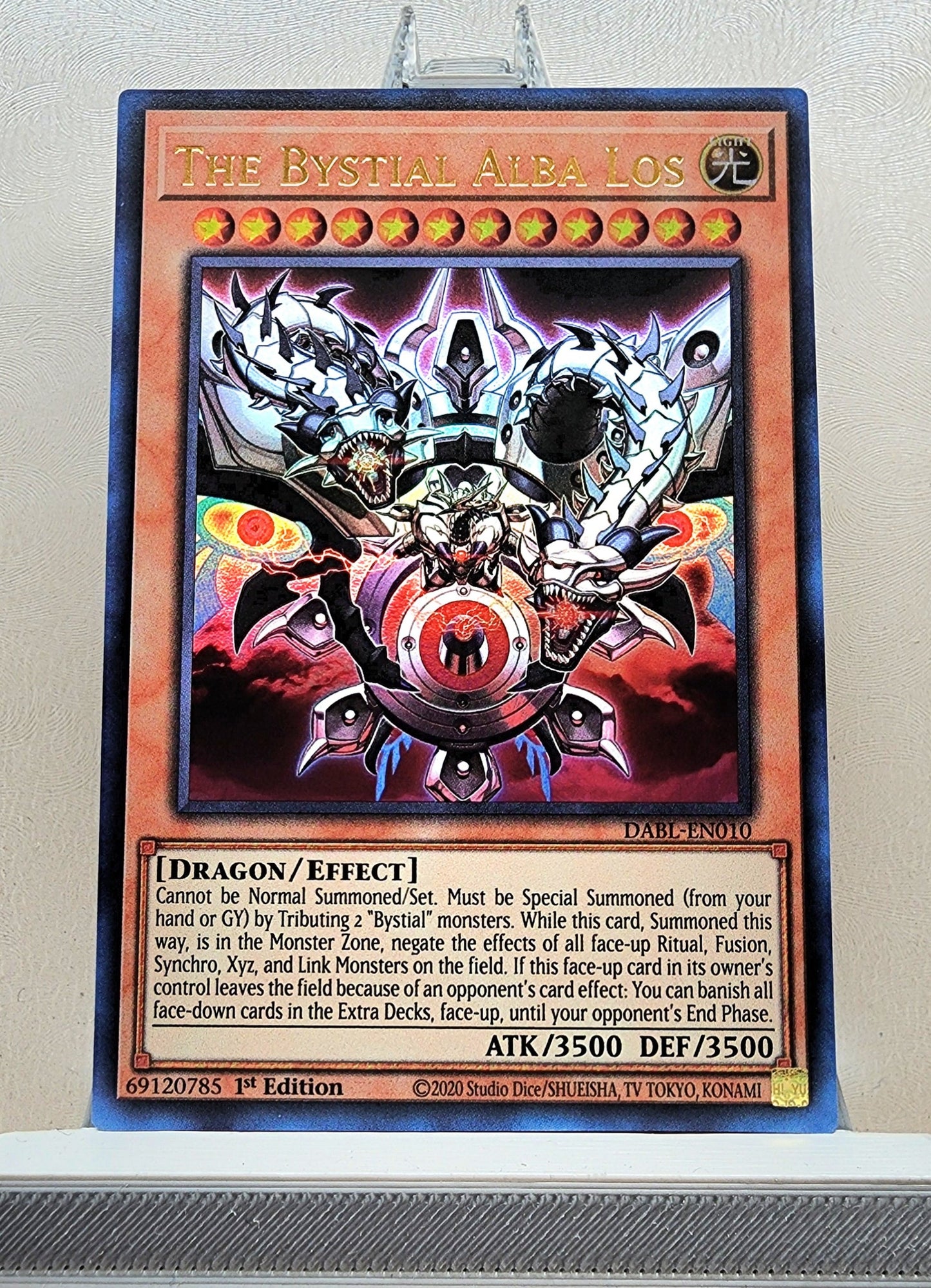 Yugioh! 1x The Bystial Alba Los (DABL - Ultra Rare) 1st Edition