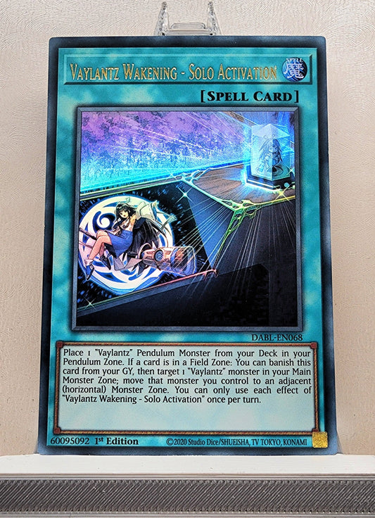 Yugioh! 1x Vaylantz Wakening - Solo Activation (DABL - Ultra Rare) 1st Edition