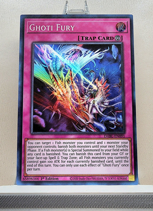 Yugioh! 1x Ghoti Fury (DABL - Super Rare) 1st Edition